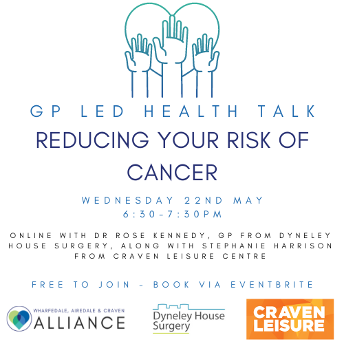 Cancer prevention talk flyer