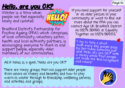 Winter Advice Support and self care tips in Bradford District Page 17